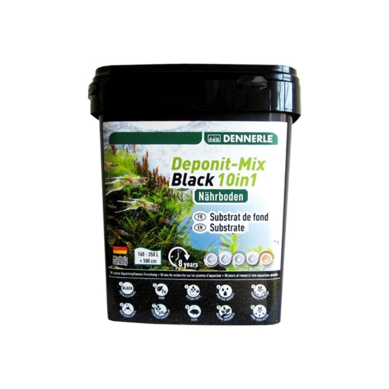 Substrat fertilizant Dennerle Deponit Mix Black 10in1 2.4kg - imagine 4